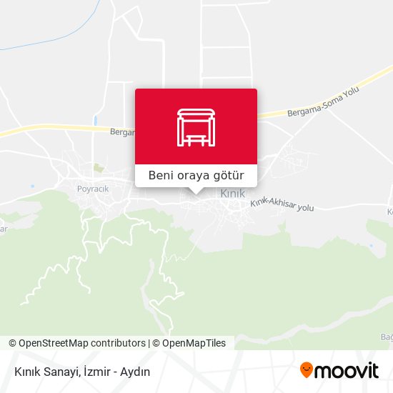Kınık Sanayi harita
