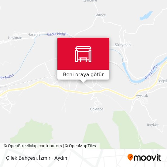 Çilek Bahçesi harita