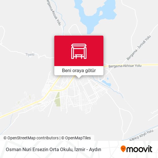Osman Nuri Ersezin Orta Okulu harita