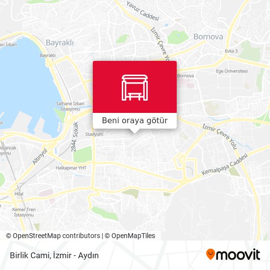 Birlik Cami harita
