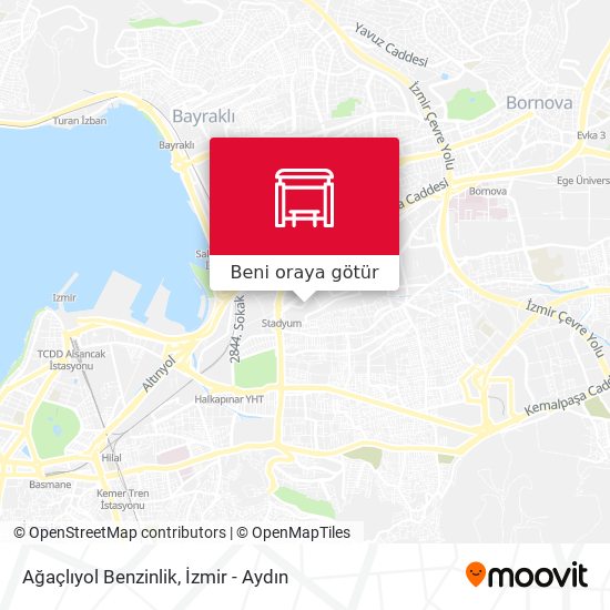 Ağaçlıyol Benzinlik harita