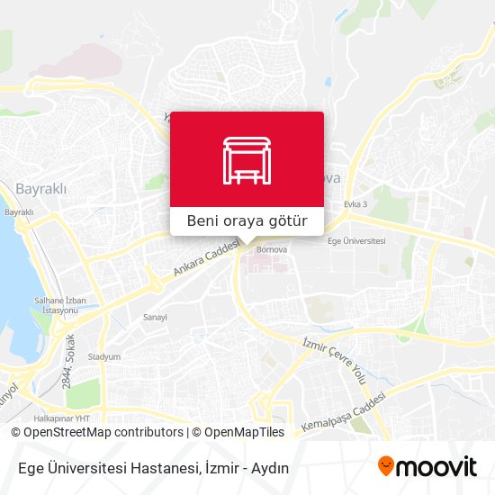Ege Üniversitesi Hastanesi harita