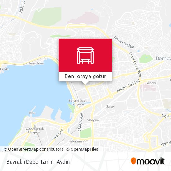 Bayraklı Depo harita