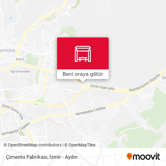 Çimento Fabrikası harita