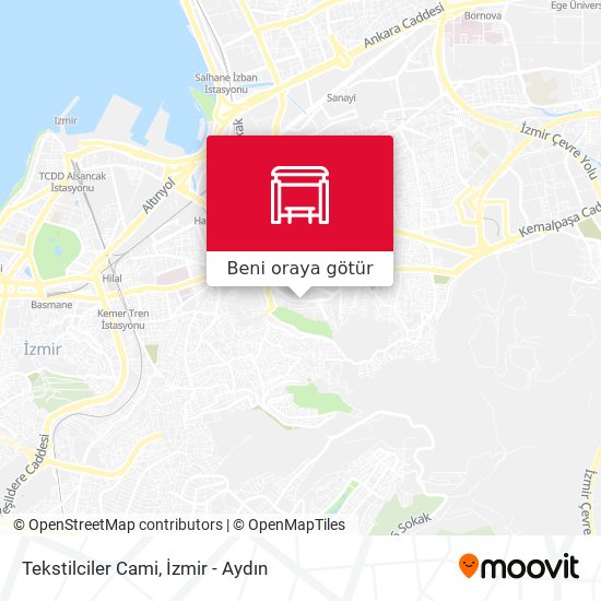 Tekstilciler Cami harita