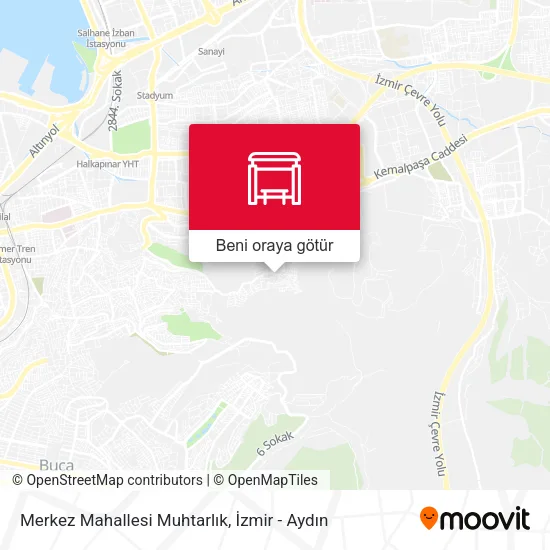 Merkez Mahallesi Muhtarlık harita
