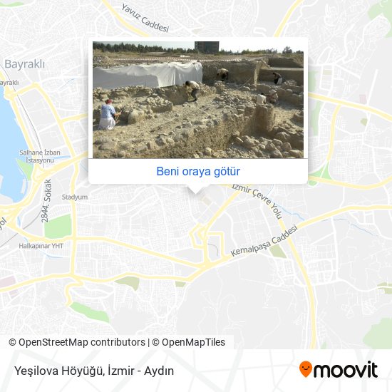 Yeşilova Höyüğü harita