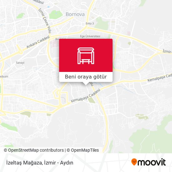 İzeltaş Mağaza harita
