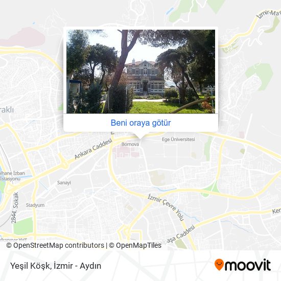 Yeşil Köşk harita