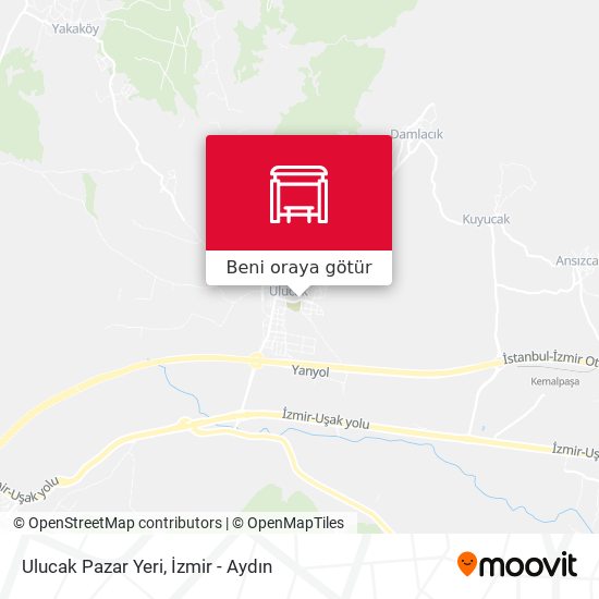 Ulucak Pazar Yeri harita