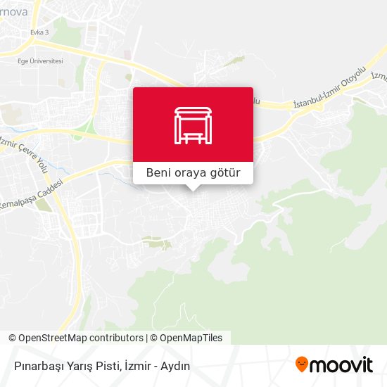 Pınarbaşı Yarış Pisti harita