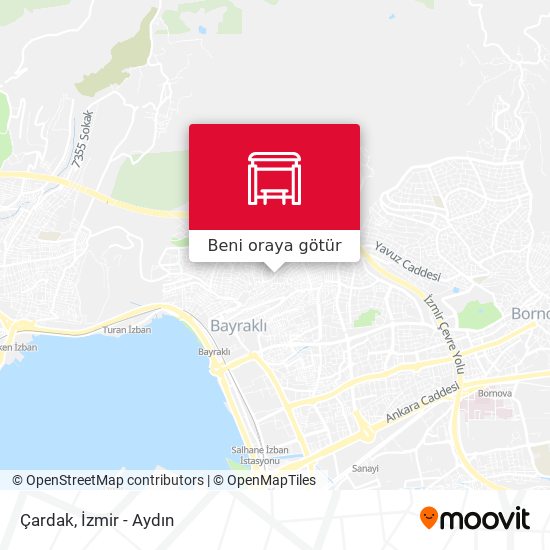 Çardak harita