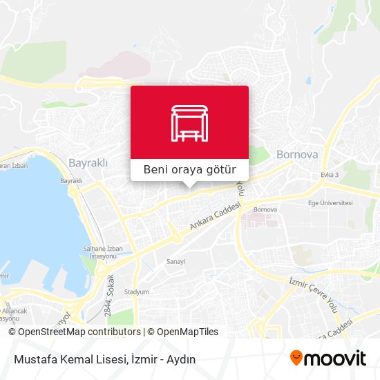Mustafa Kemal Lisesi harita