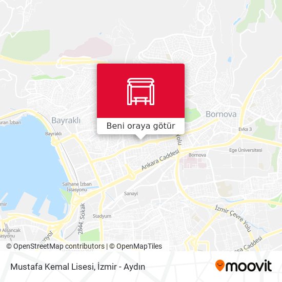 Mustafa Kemal Lisesi harita