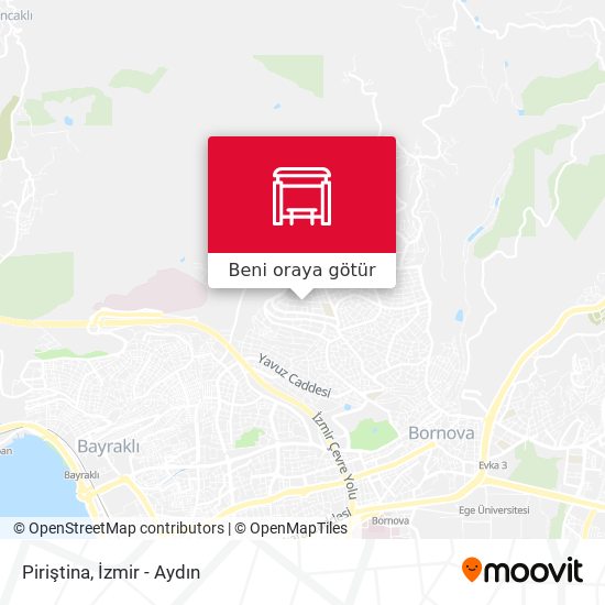 Piriştina harita