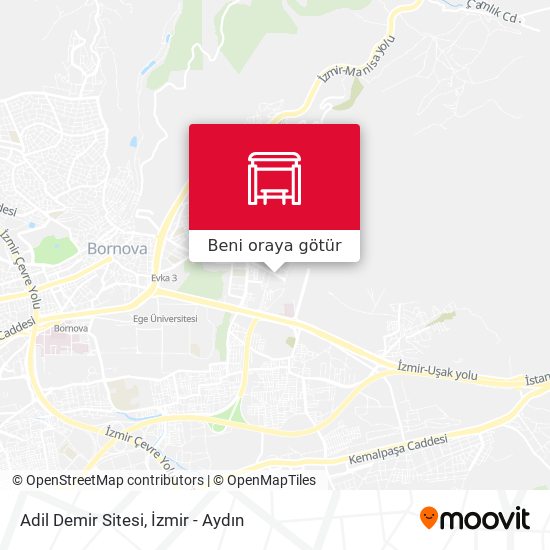 Adil Demir Sitesi harita