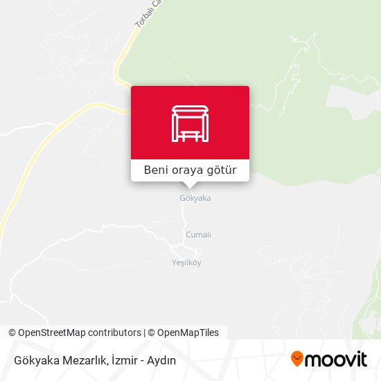 Gökyaka Mezarlık harita