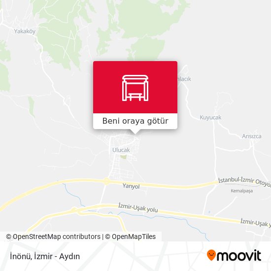 İnönü harita