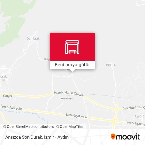 Ansızca Son Durak harita