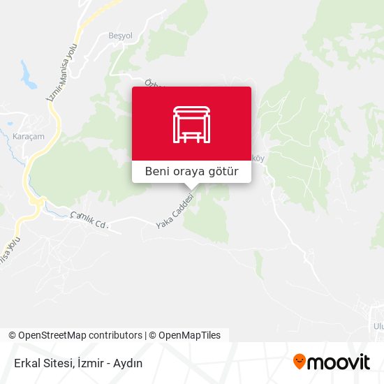 Erkal Sitesi harita