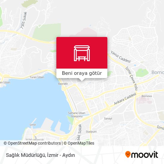 Sağlık Müdürlüğü harita