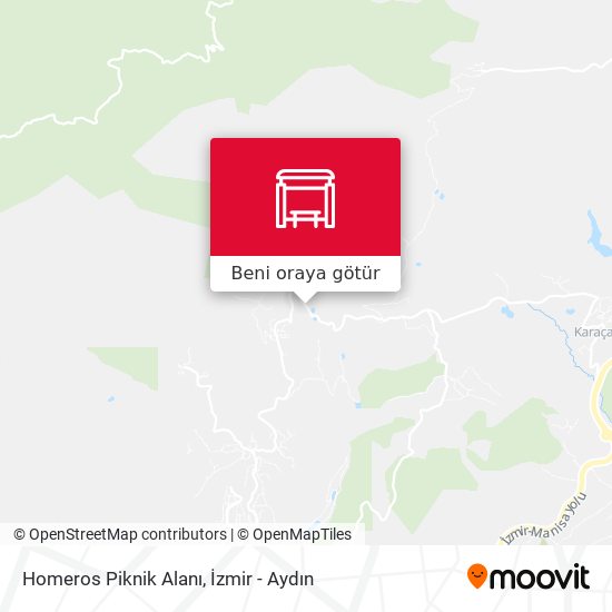 Homeros Piknik Alanı harita