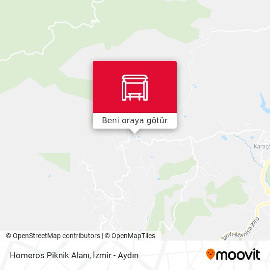 Homeros Piknik Alanı harita