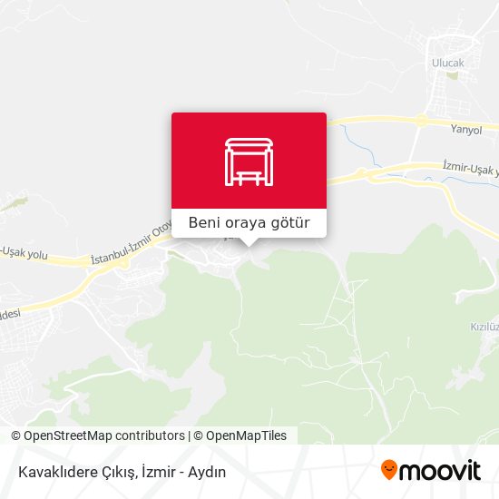 Kavaklıdere Çıkış harita