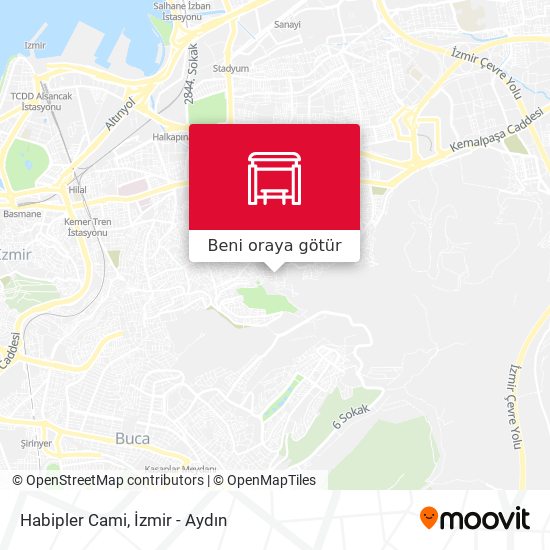 Habipler Cami harita