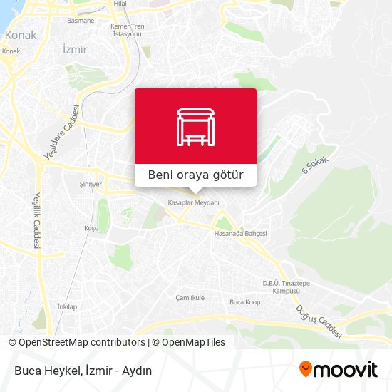 Buca Heykel harita