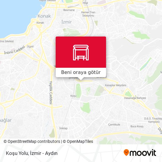 Koşu Yolu harita