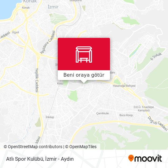 Atlı Spor Kulübü harita