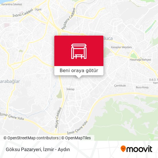 Göksu Pazaryeri harita