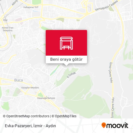 Evka-Pazaryeri harita