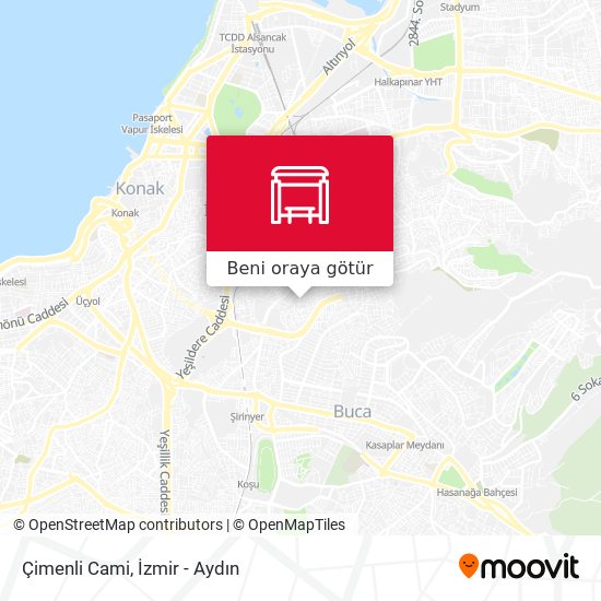 Çimenli Cami harita