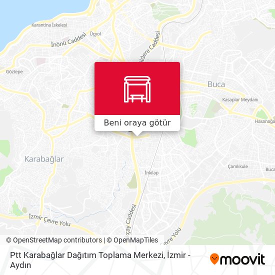 Ptt Karabağlar Dağıtım Toplama Merkezi harita