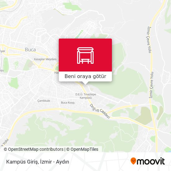 Kampüs Giriş harita