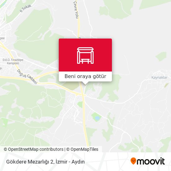 Gökdere Mezarlığı 2 harita