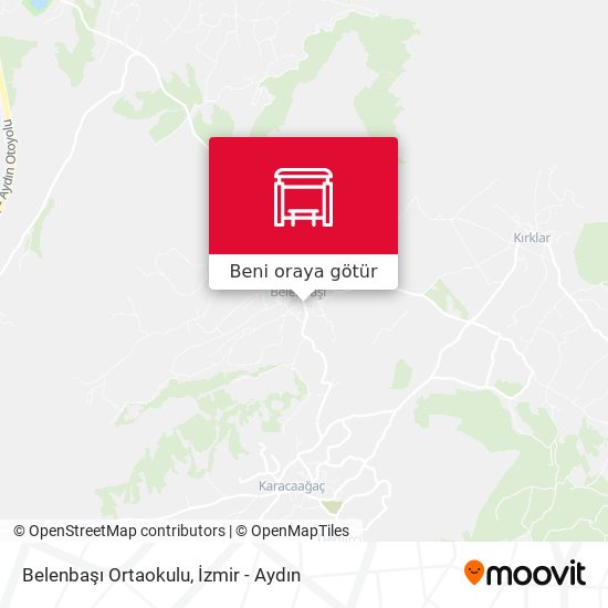 Belenbaşı Ortaokulu harita