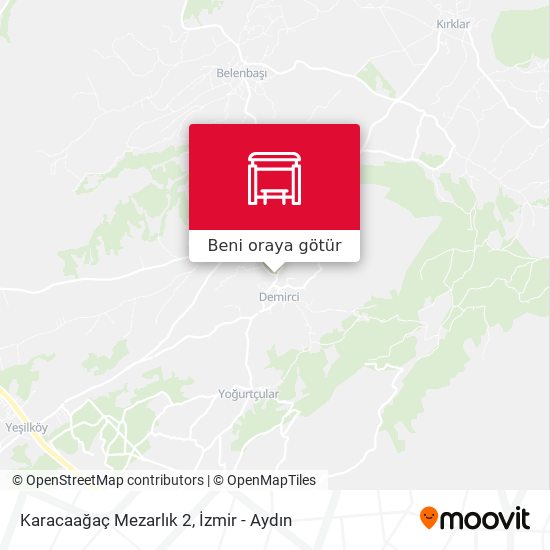 Karacaağaç Mezarlık 2 harita