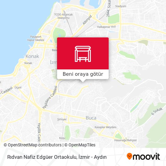 Rıdvan Nafiz Edgüer Ortaokulu harita