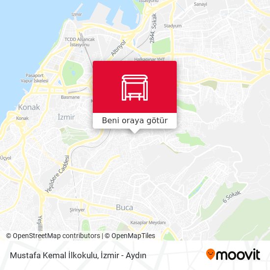 Mustafa Kemal İlkokulu harita