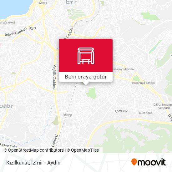 Kızılkanat harita