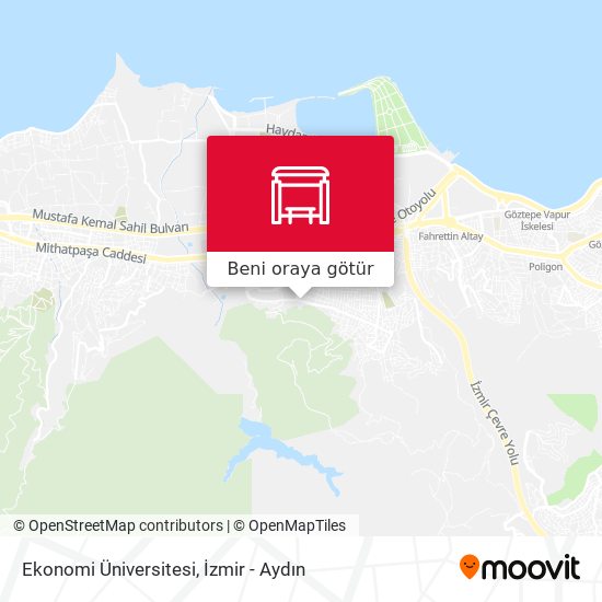 Ekonomi Üniversitesi harita