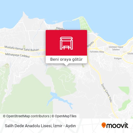 Salih Dede Anadolu Lisesi harita