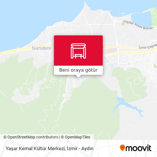 Yaşar Kemal Kültür Merkezi harita