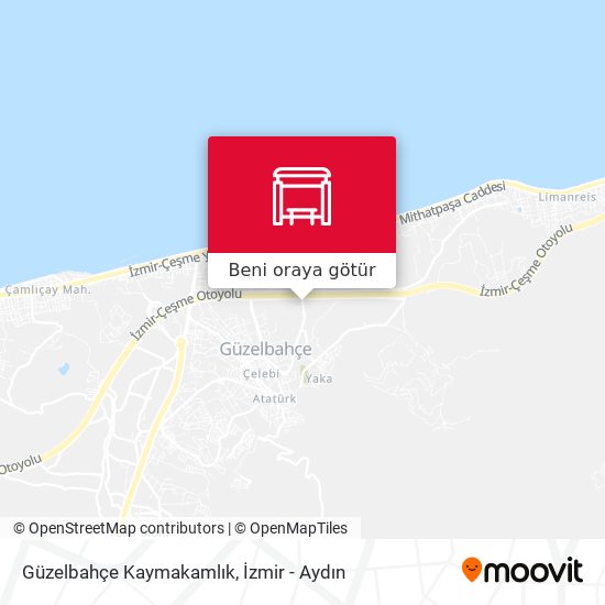 Güzelbahçe Kaymakamlık harita