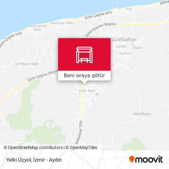 Yelki Üçyol harita