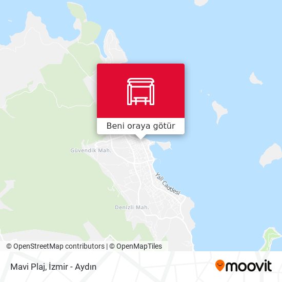 Mavi Plaj harita