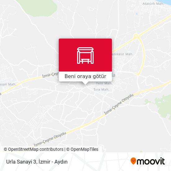 Urla Sanayi 3 harita